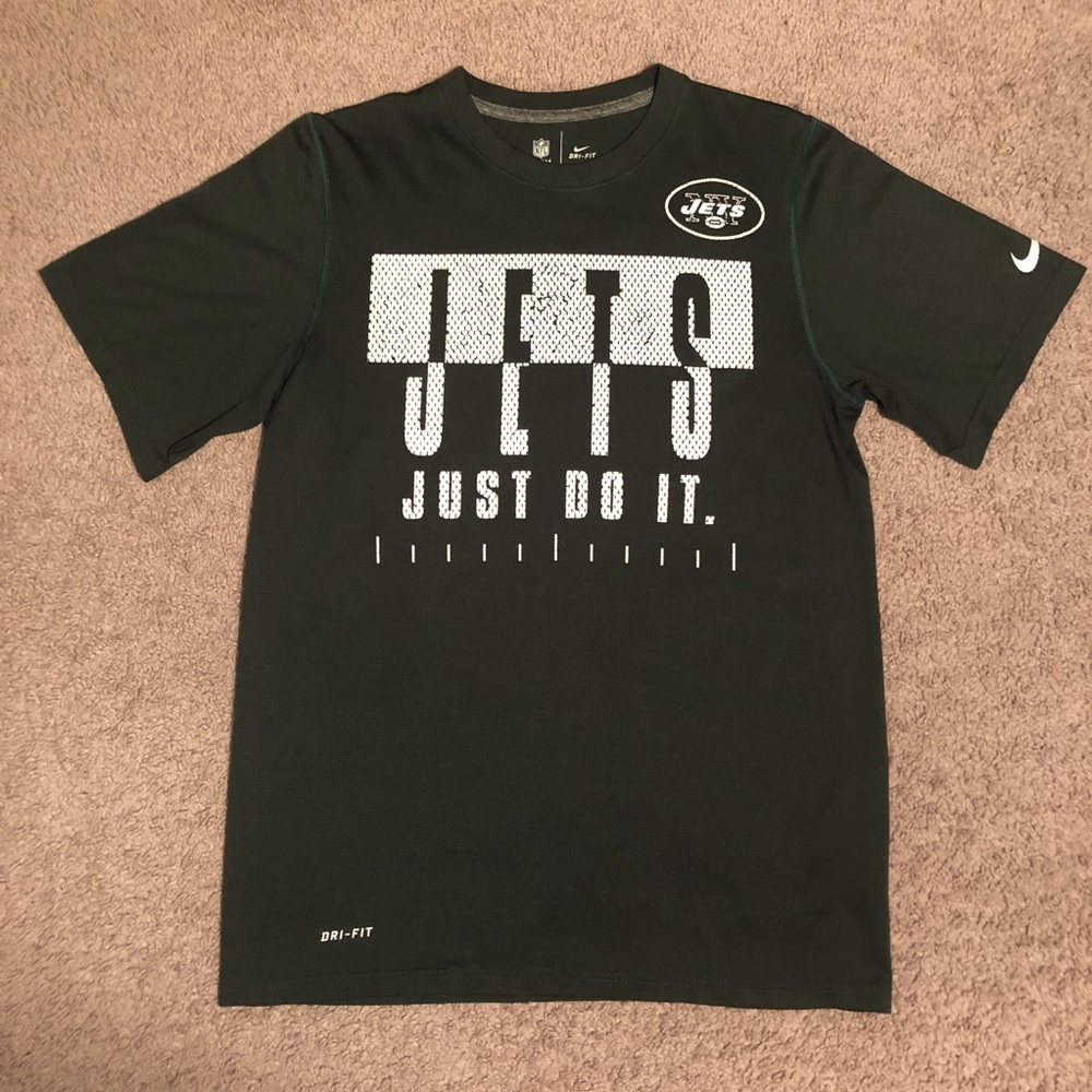 Men’s nike new york jets dry fit t shirt small